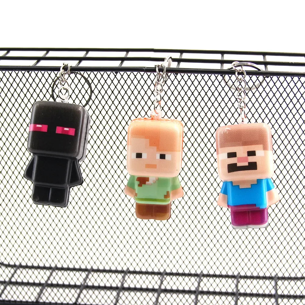 Minecraft Blocky Bliss Squishy Keychain