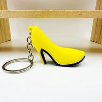 Korean Style High-Heeled Shoe Keychain
