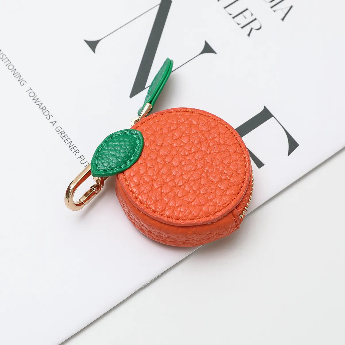 Fruity Charm Leather Bag Coin Purse