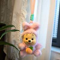 Pooh Naughty Party Plush Keychain