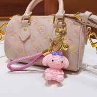 Knitted Resin Character Delight Keychain