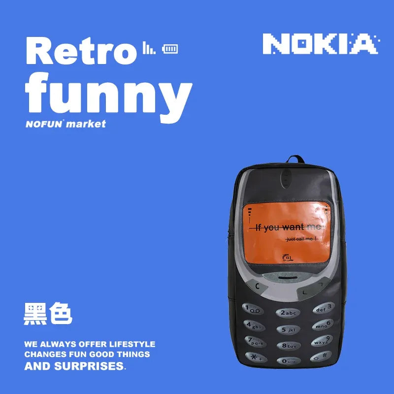 Retro Y2K 3310 Streetwear Backpack
