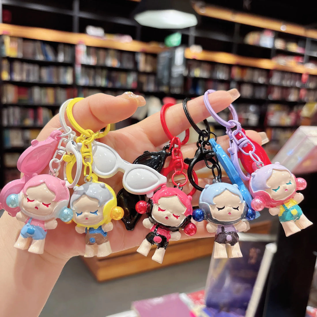 SkullPanda Glam Guardian Keychain