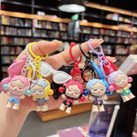 SkullPanda Glam Guardian Keychain