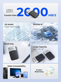 ORICO Portable Velocity External SSD