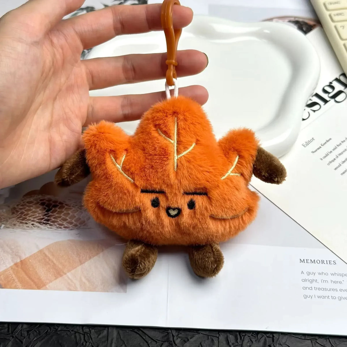 Jc Keychains JC Maple Leaf Plush Keychain