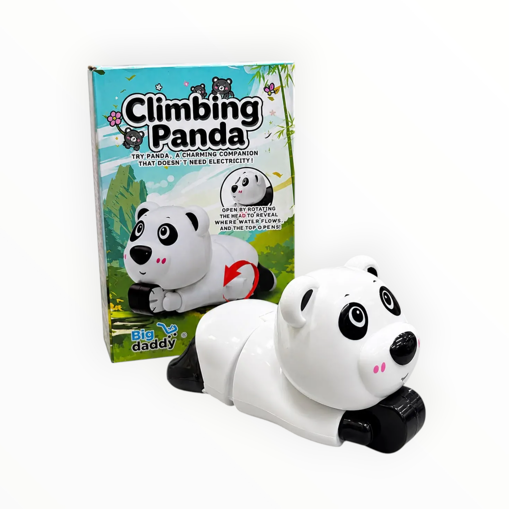 The Zen-Glide Clockwork Climbing Panda