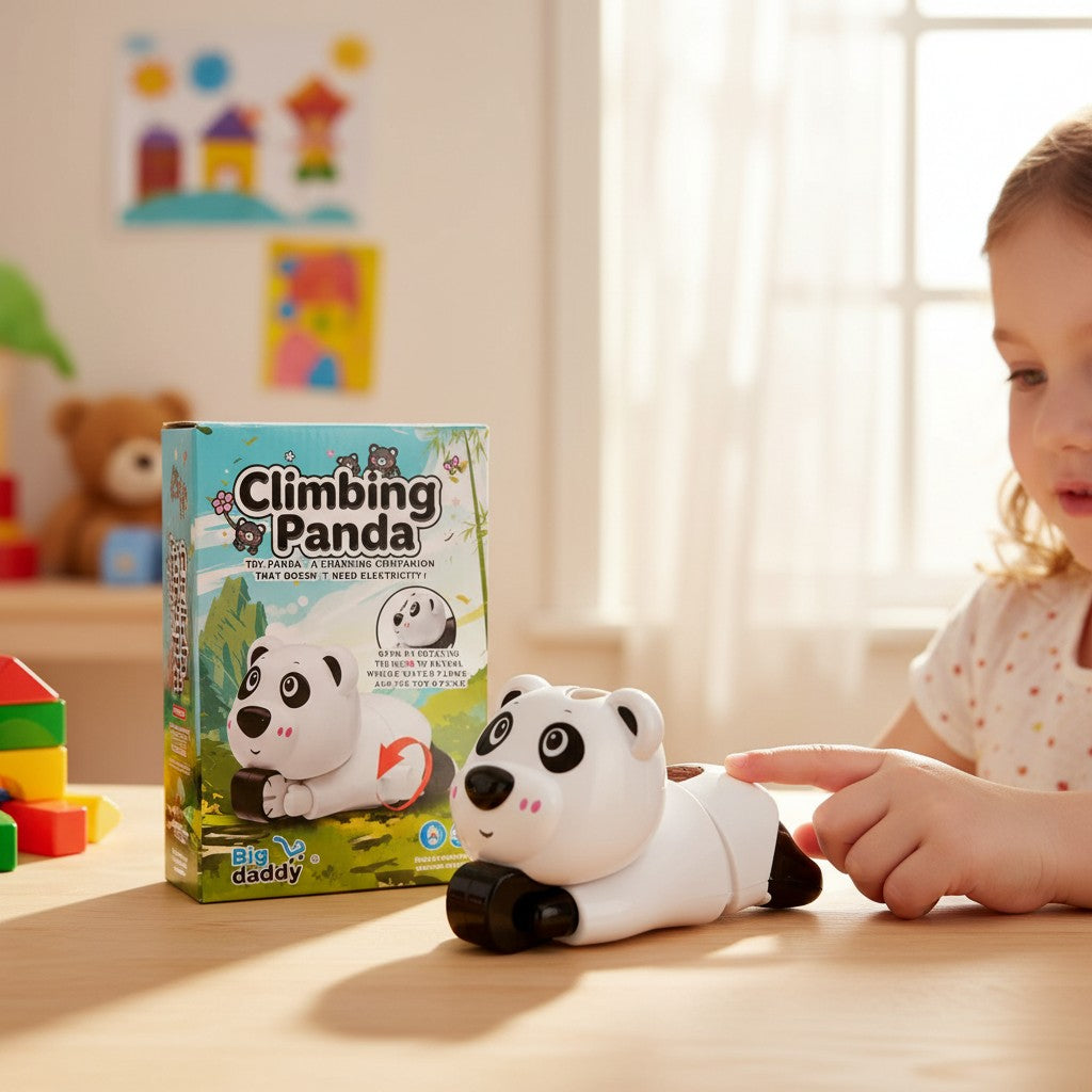 The Zen-Glide Clockwork Climbing Panda
