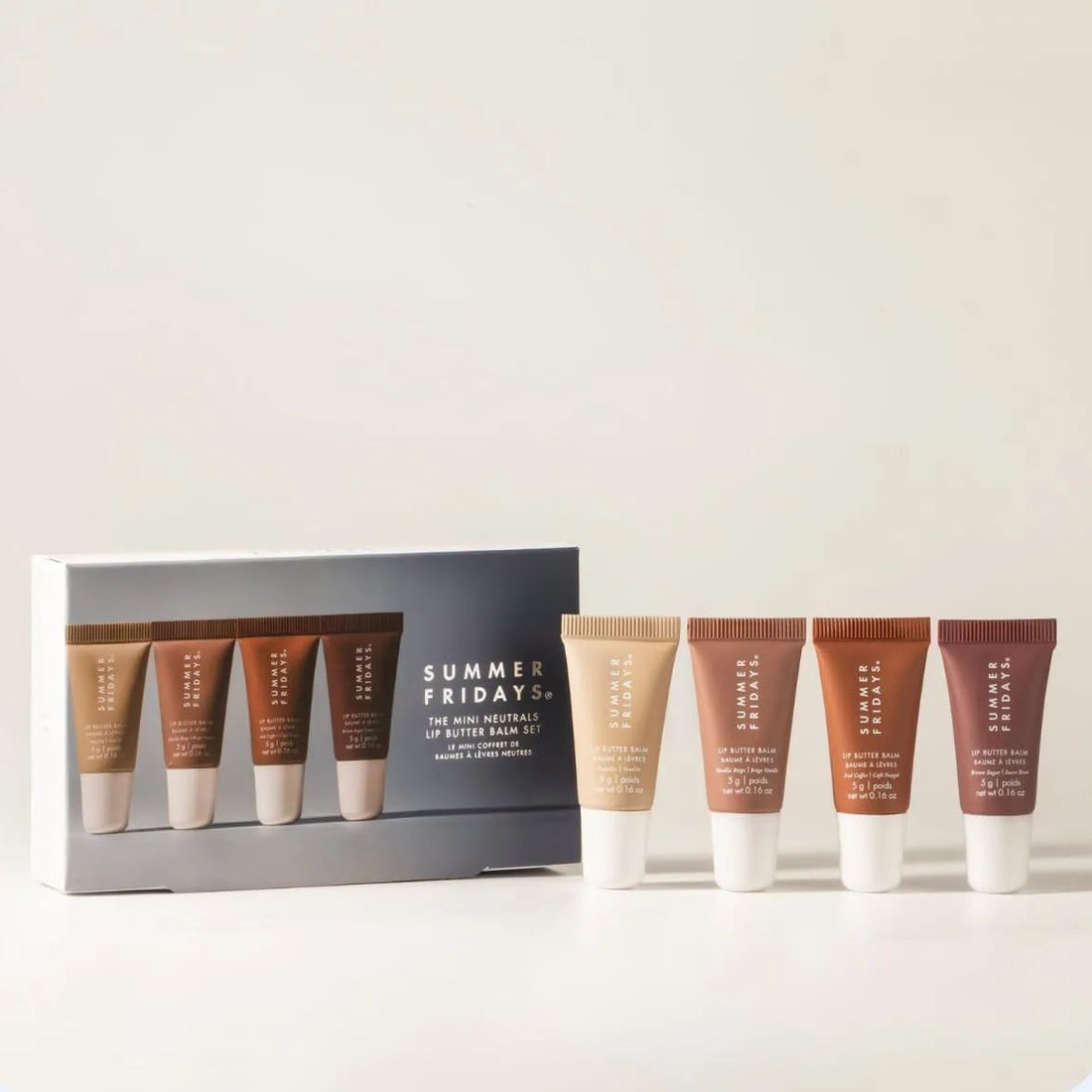 Summer Fridays Mini Neutrals Lip Balm (Set of 4)