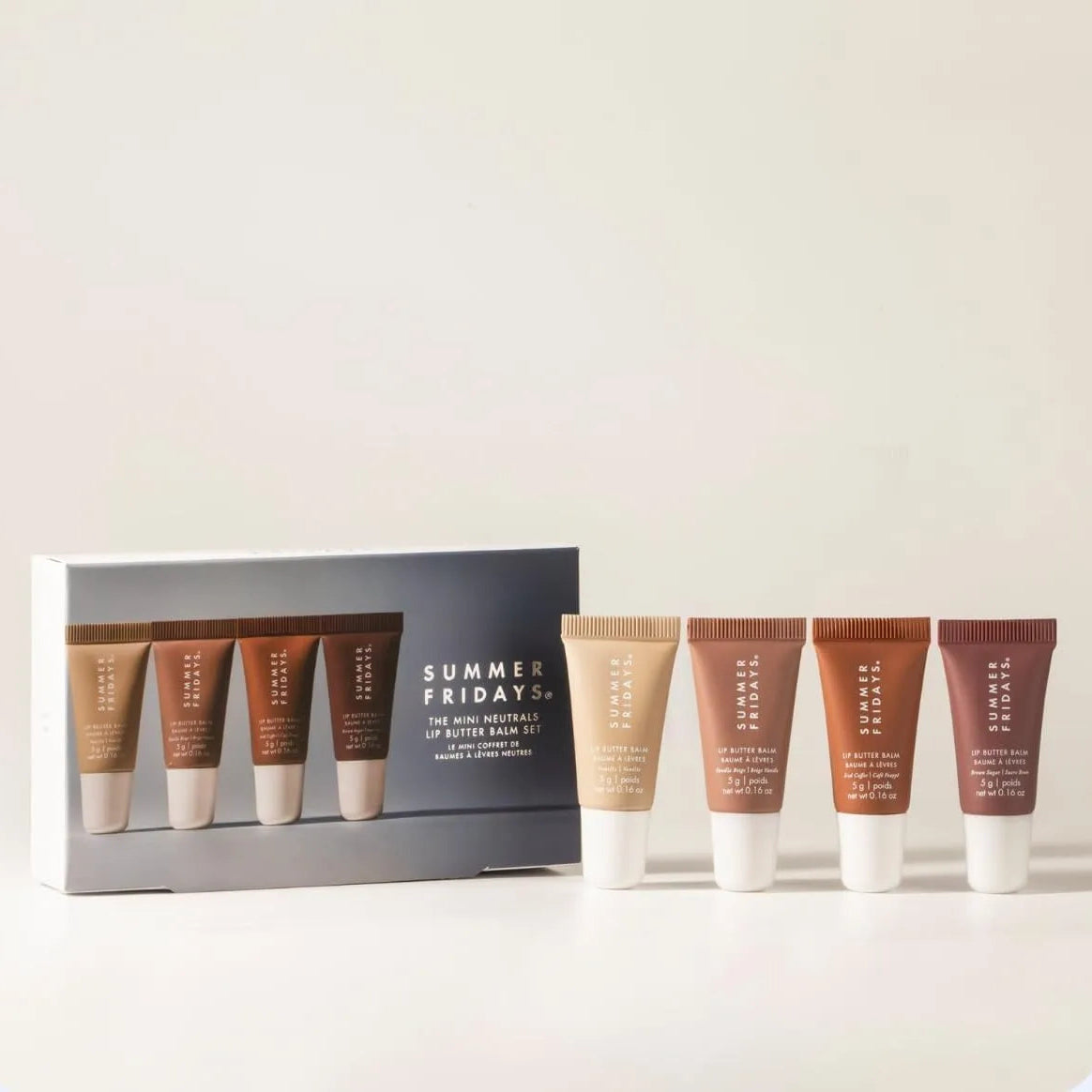 Summer Fridays Mini Neutrals Lip Balm (Set of 4)