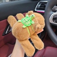 Sporty Capybara Wag Tail Plush Bracelet (23 cm)