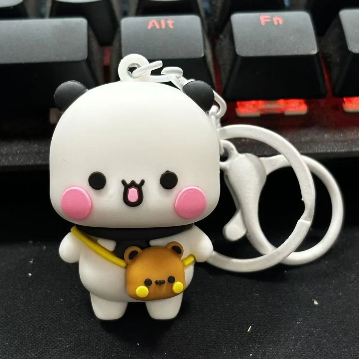 Adventurous Bubu Dudu Couple Keychain