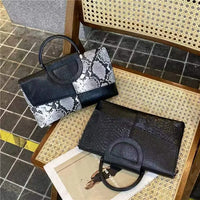 Glam Croc Clutch Bag