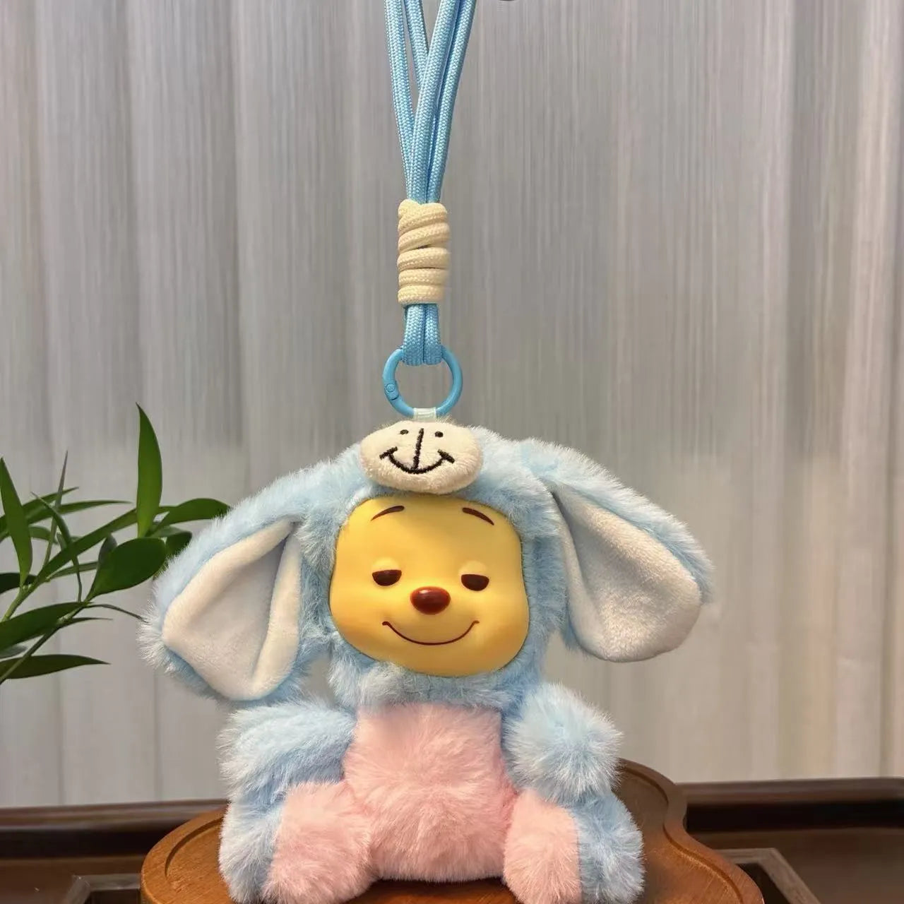 Pooh Naughty Party Plush Keychain