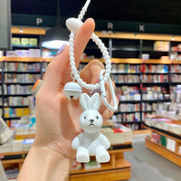 Impassive Rabbit Chonky Keychain