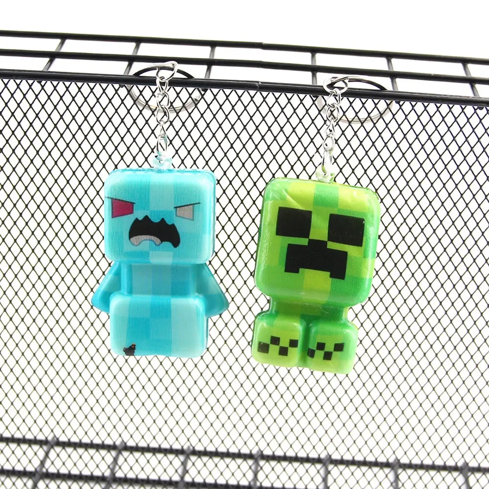 Minecraft Blocky Bliss Squishy Keychain
