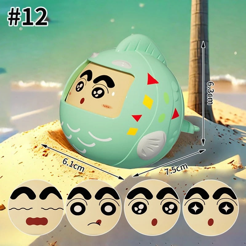 Shinichan Fishy Fin Pal Expression Keychain