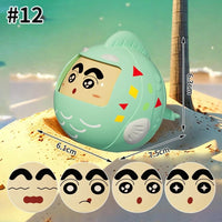 Shinichan Fishy Fin Pal Expression Keychain