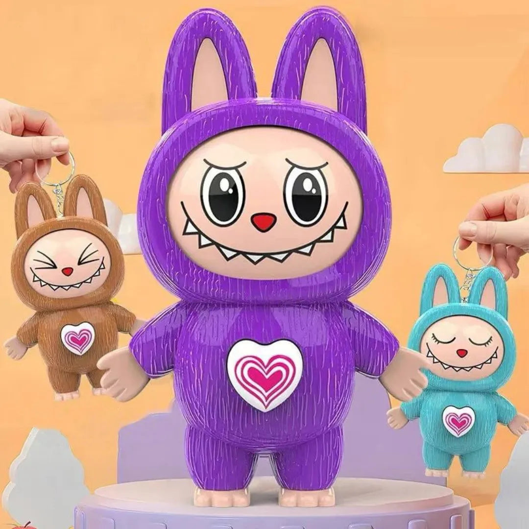 Labubu Monochrome Mood Swings Keychain