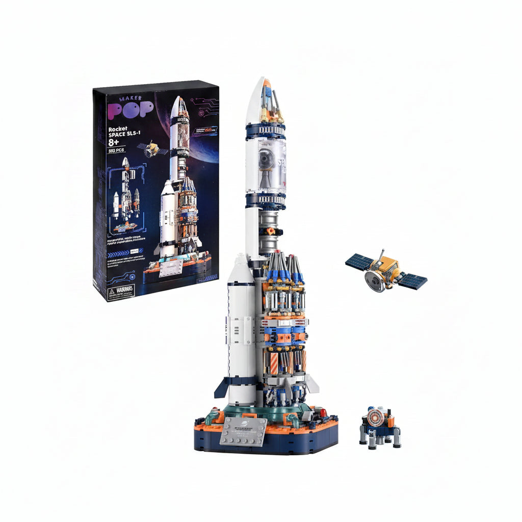 Astro-Launch Cosmic Rocket Building Blocks (863 pcs)