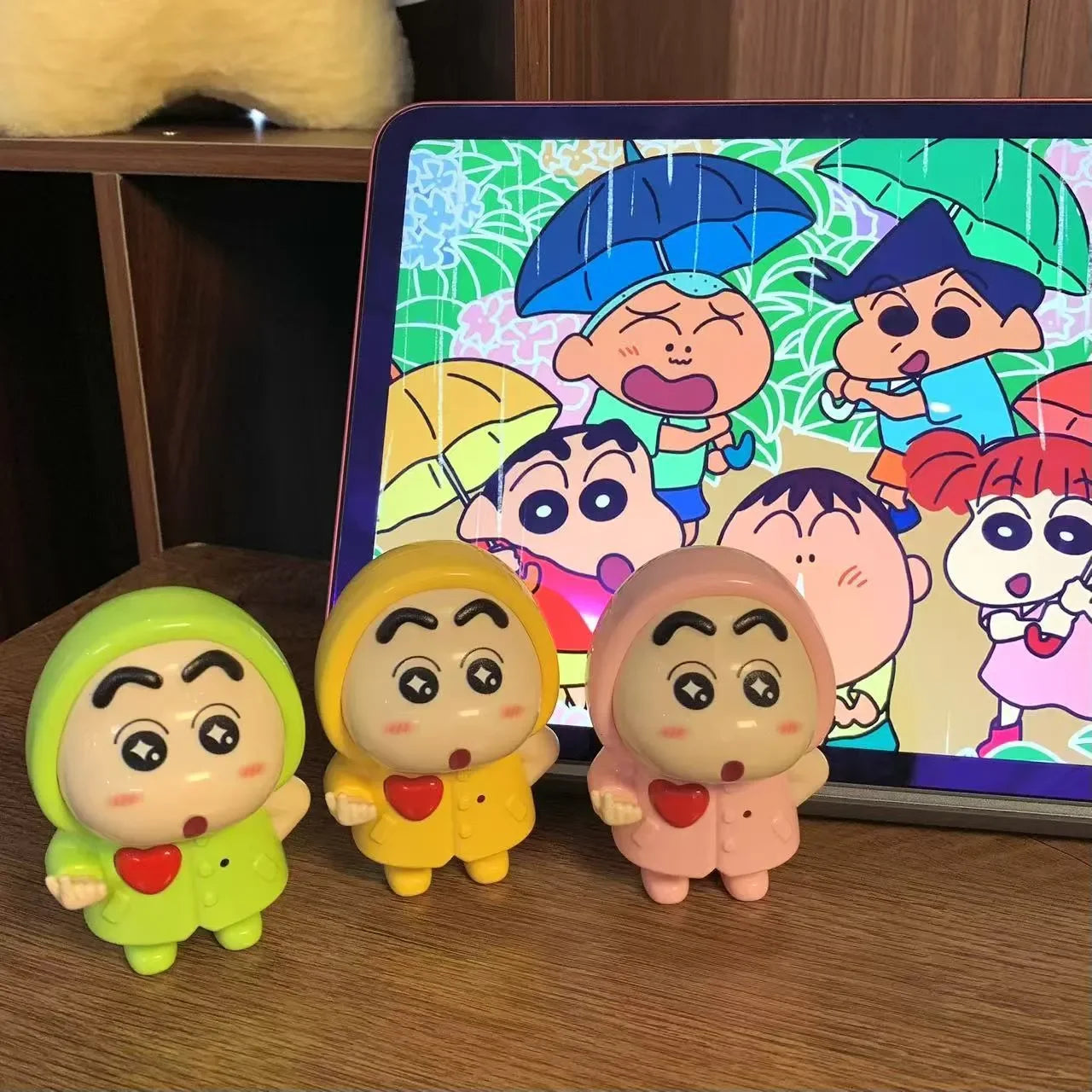 Shinichan Glow Heart Talk Keychain