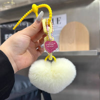 Velvet Heart Premium Plush Keychain