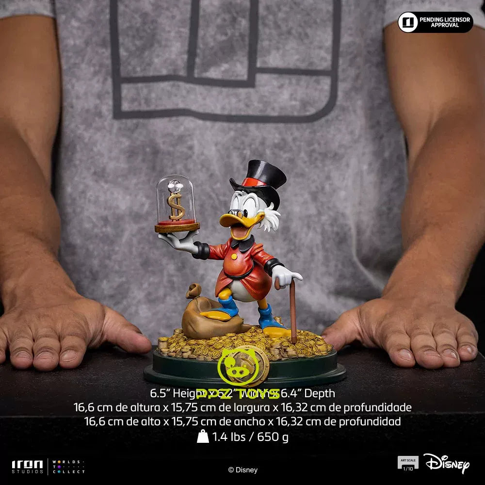 Iron Studios 1/10 Deluxe Uncle Scrooge & Nephews Statue