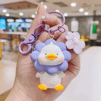 Sunkissed Blooming Duck 3D Keychain