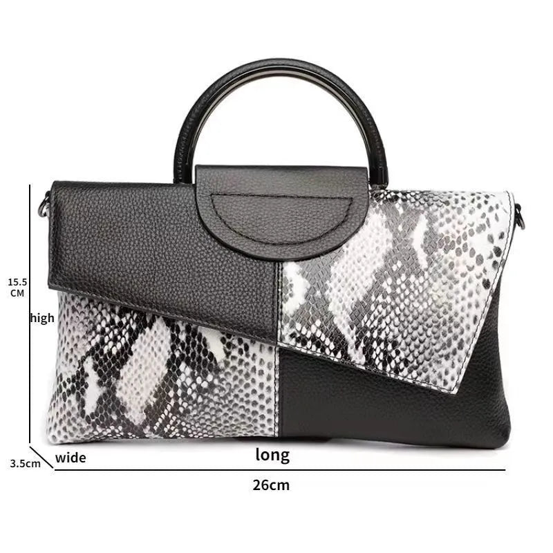 Glam Croc Clutch Bag