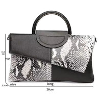 Glam Croc Clutch Bag