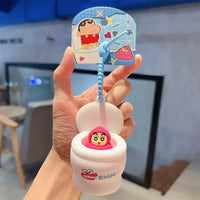 Shinichan Poop Pop-out Squishy Keychain