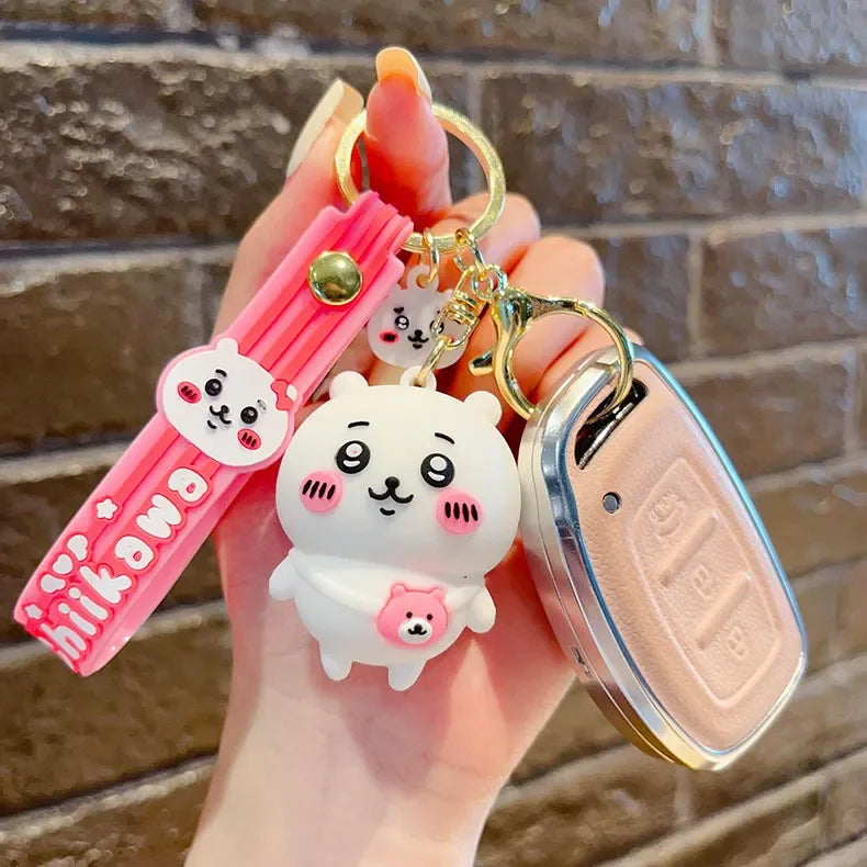 Chiikawa Crew Silicone Keychain