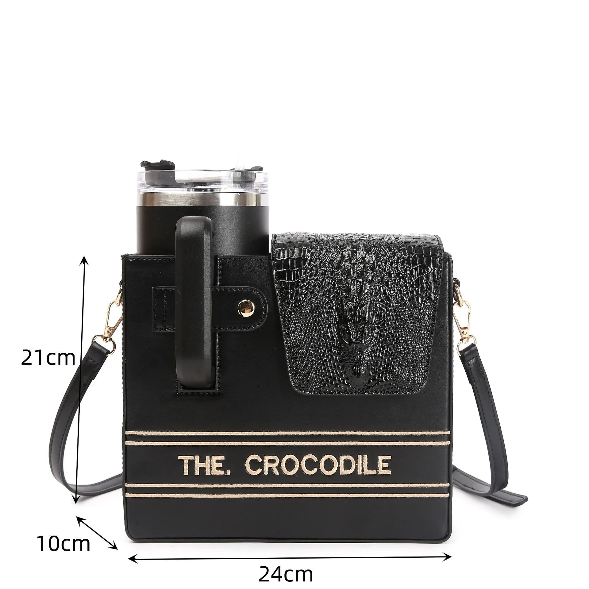 The Crocodile Tumbler Sling Bag