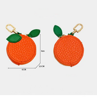 Fruity Charm Leather Bag Coin Purse