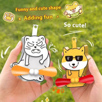 Scratchy Critters Breezy Buddy Keychain