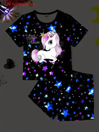 Stardust Unicorn UV Glow Nightwear