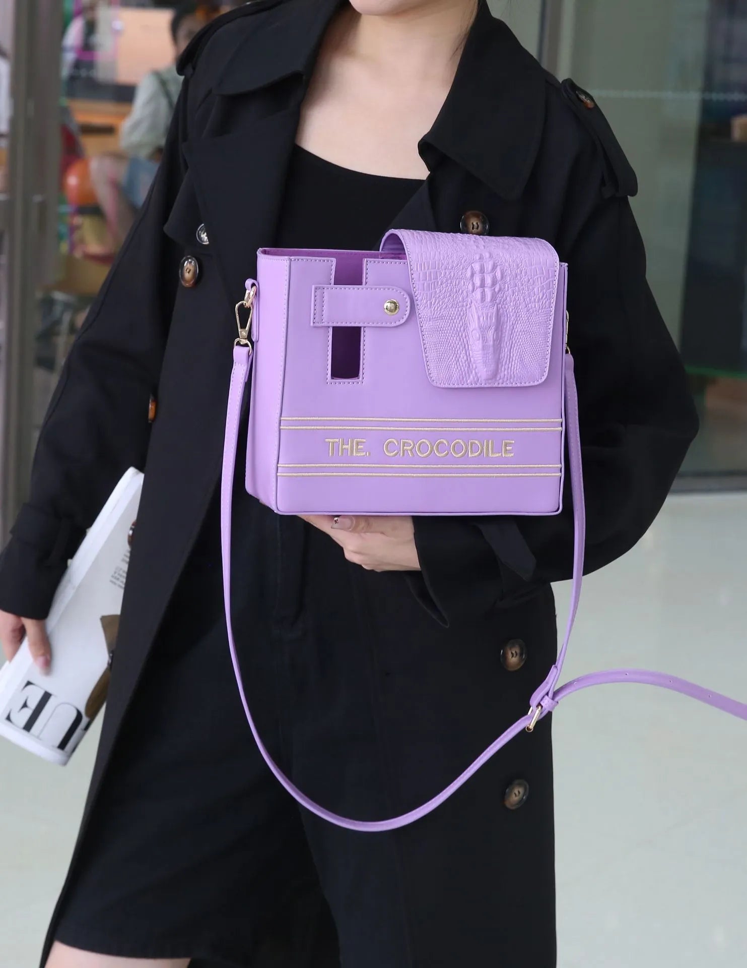 The Crocodile Tumbler Sling Bag