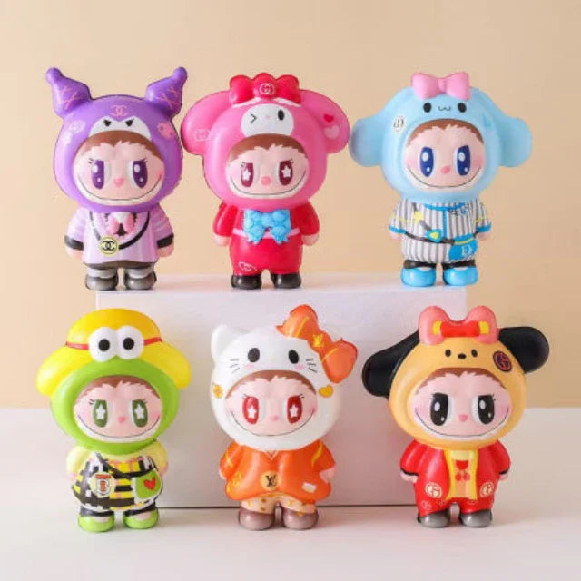 Labubu Sanrio Elf Cosplay Squishy