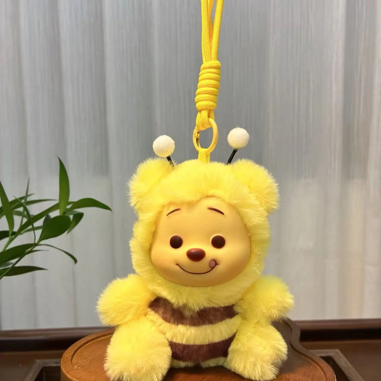 Pooh Naughty Party Plush Keychain