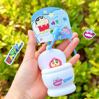 Shinichan Poop Pop-out Squishy Keychain