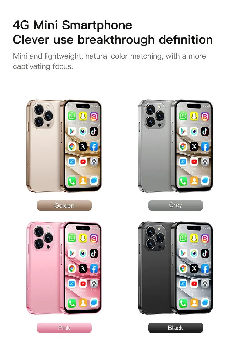 i17 Pro Mini Functional Smartphone