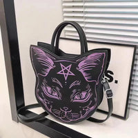 Nocturnia Familiar's Gaze Harajuku Cat Pentagram Bag