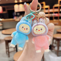 Labubu Standing Elite Flocked Keychain