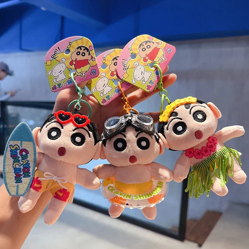 Crayon Shinchan Beach Holiday Keychain