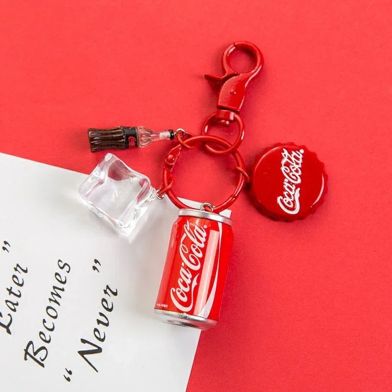 Cola Can Premium Blocks Keychain