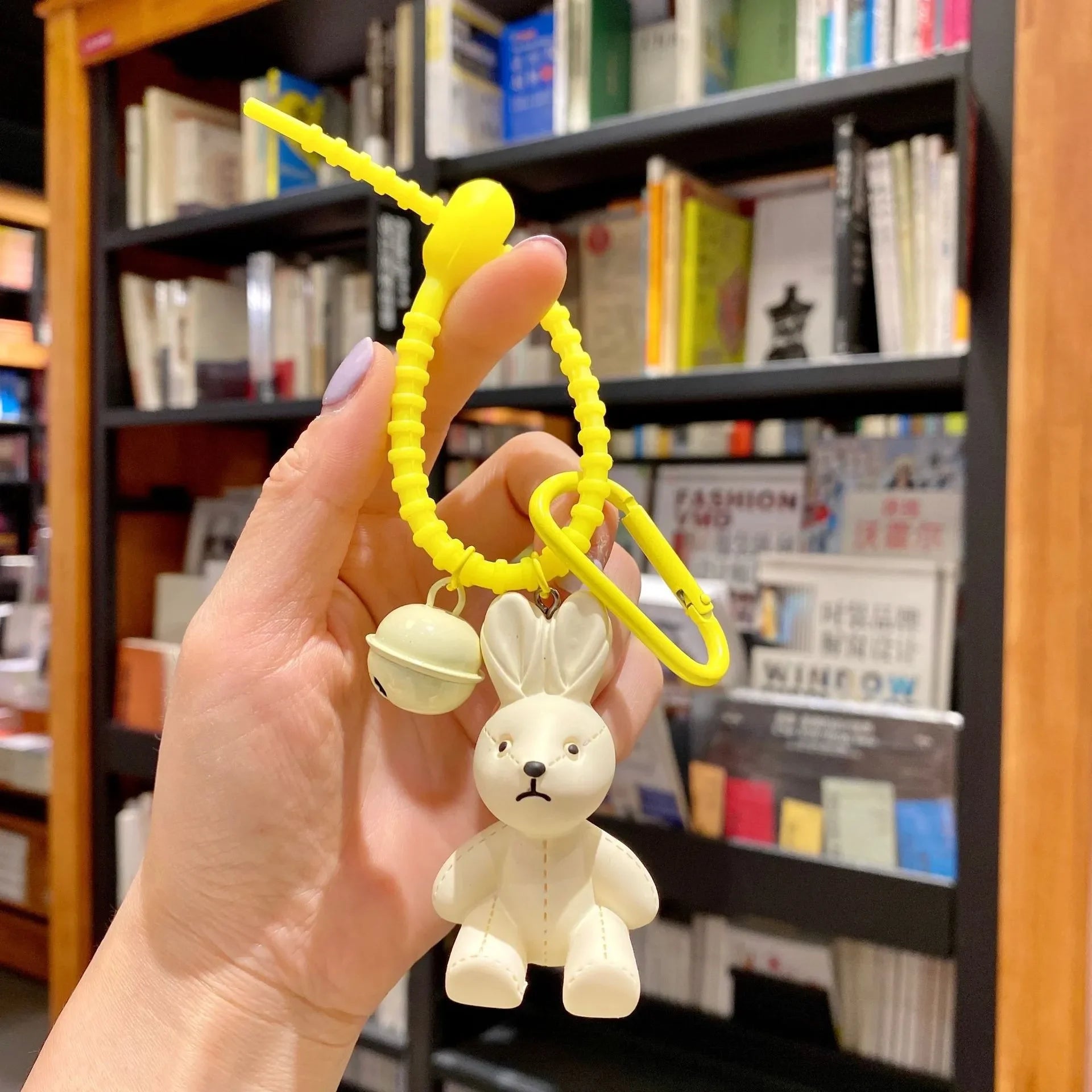 Impassive Rabbit Chonky Keychain