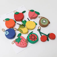 Fruity Charm Leather Bag Coin Purse
