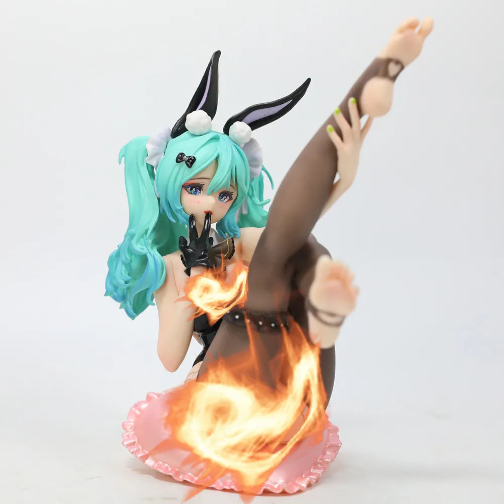 Hatsune Miku Legs Up Bunny Girl Figure (17 cm)