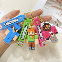 Minecraft Overworld Blockbuster Keychain