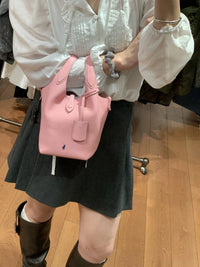 PRL Raffia Mini Basket Bag